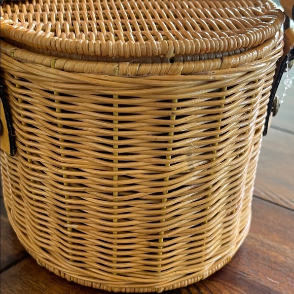 Patricia Nash Spring Boho Yellow Basket Handbag Majadas Bag - Picture 3 of 16